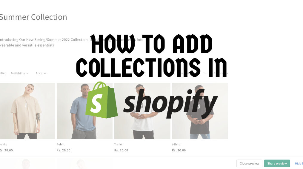 How To Add Collections In Shopify